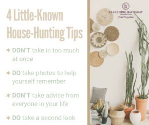 4 House Hunting Tips For Utah Home Buyers